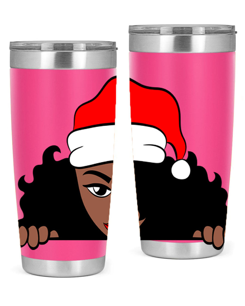 peekaboo santa girl 22#- women-girls- Tumbler