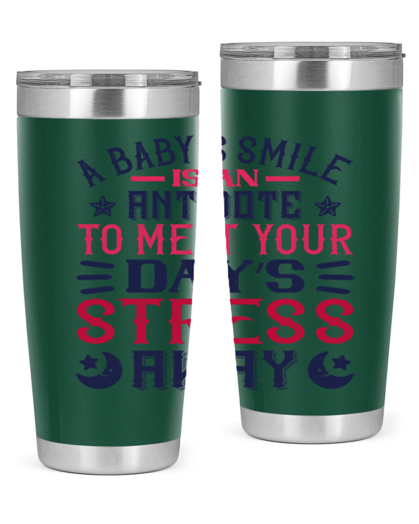 A baby’s smile is an antidote to melt your day’s stress away Style 135#- baby- tumbler