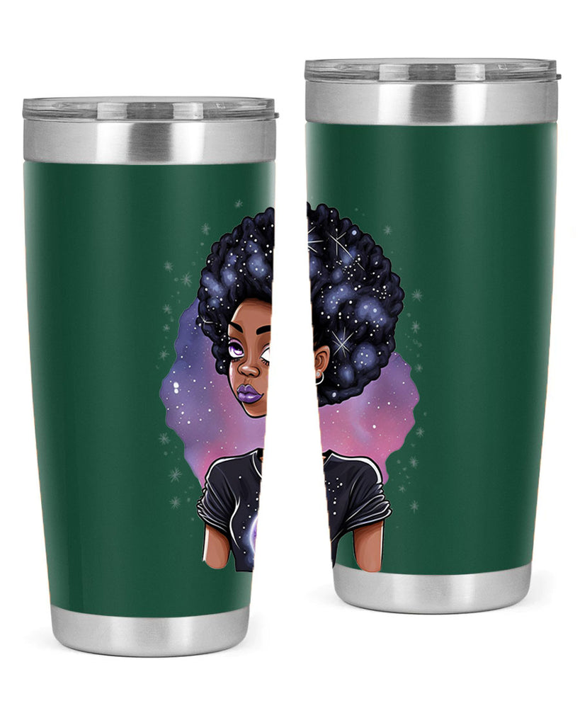 Sparkling Black Girl Design 11#- women-girls- Cotton Tank