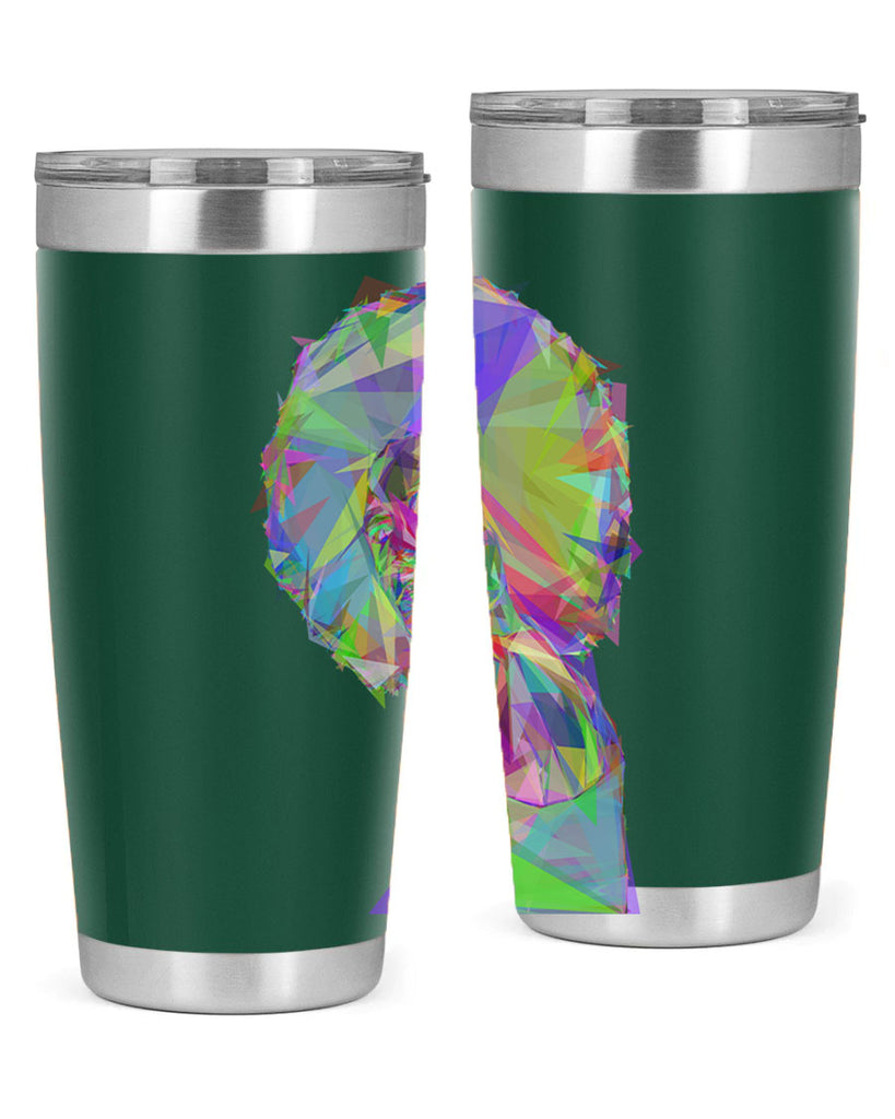 beautiful black woman geometric prismatic 59#- women-girls- Tumbler