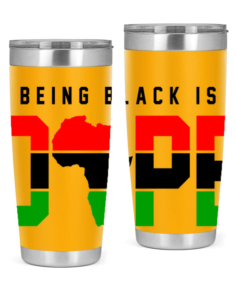 being black is dope africa 257#- black words phrases- Cotton Tank