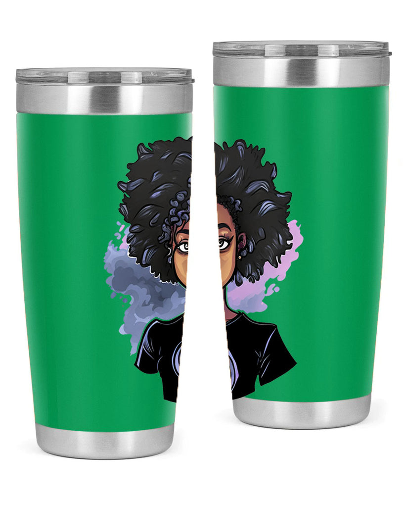 Sparkling Black Girl Design 1#- women-girls- Tumbler