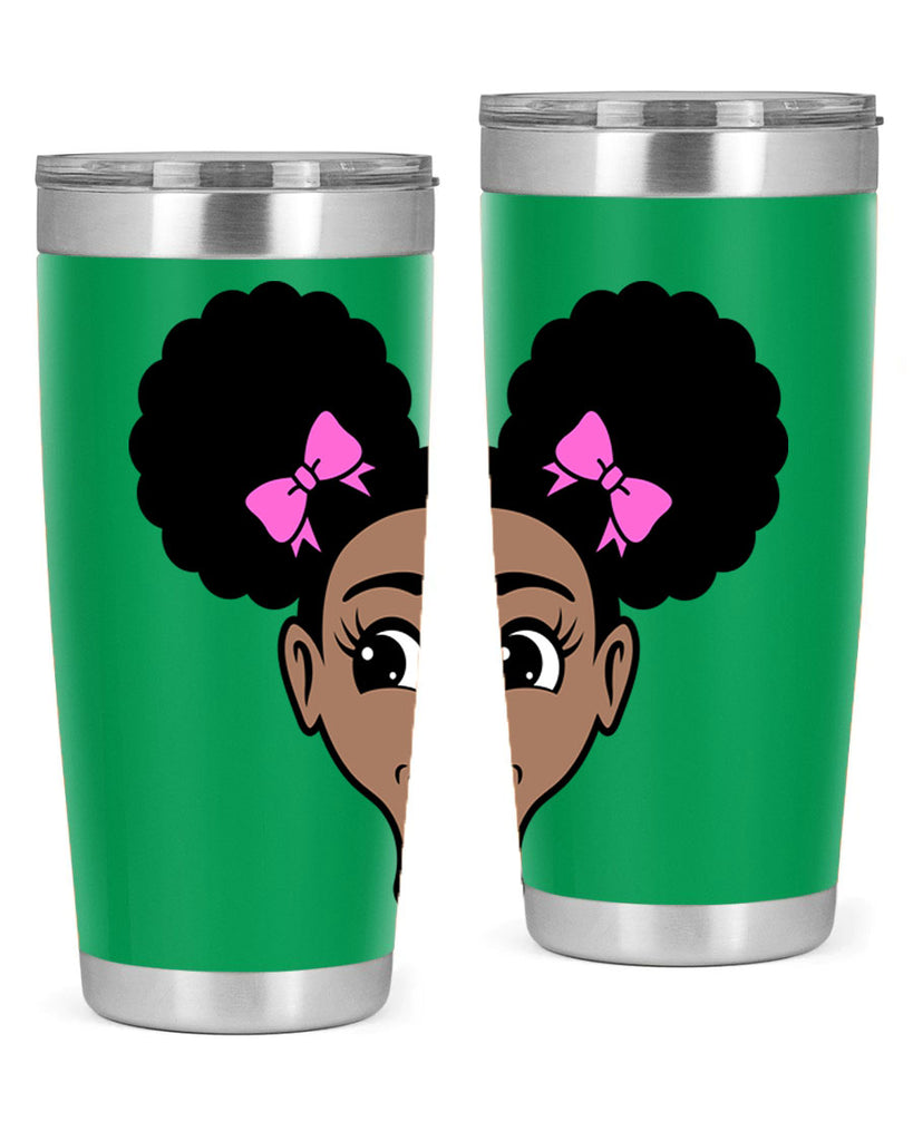 afro puffs girl 74#- women-girls- Tumbler