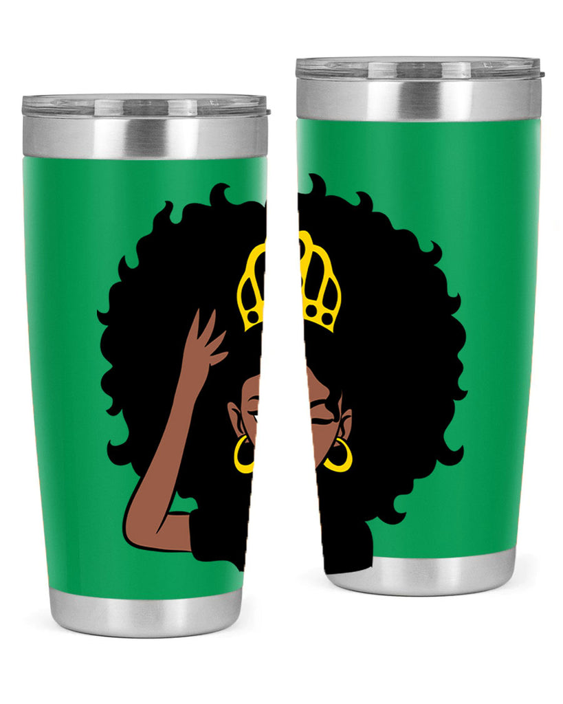 afro queen crown 72#- women-girls- Tumbler