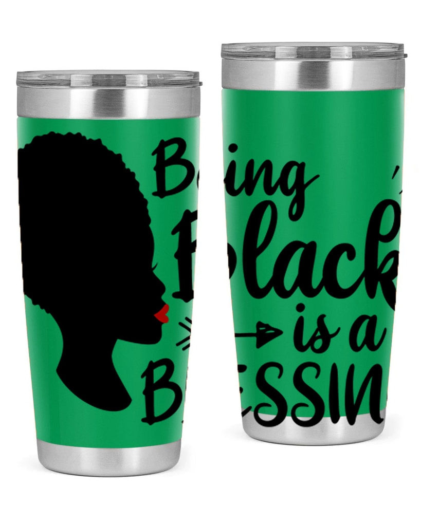 being black is a blessing Style 63#- women-girls- Tumbler