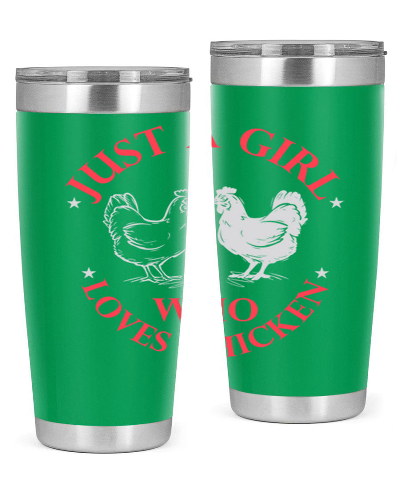 just a girl who loves chicken Style 3#- chicken- Tumbler