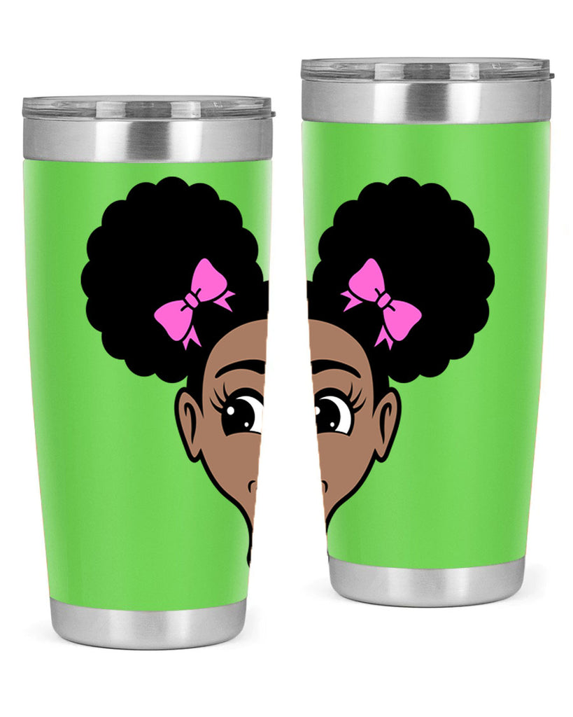 afro puffs girl 74#- women-girls- Tumbler