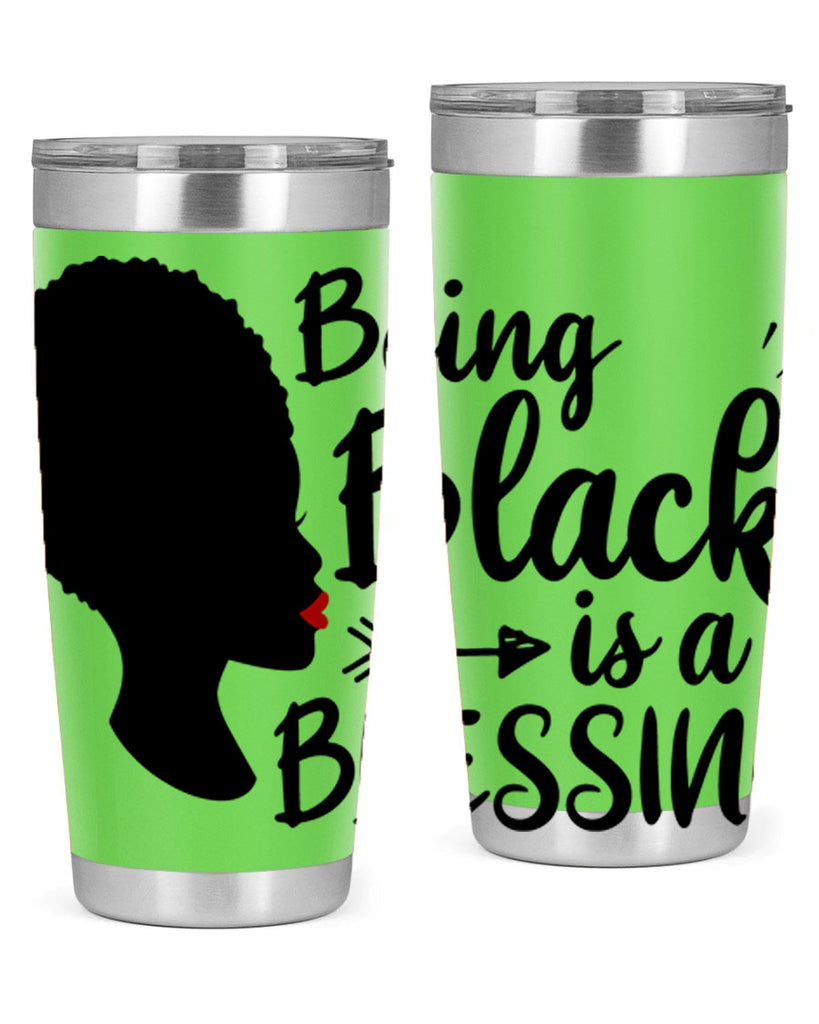 being black is a blessing Style 63#- women-girls- Tumbler