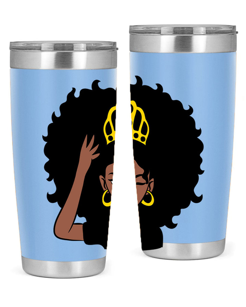 afro queen crown 72#- women-girls- Tumbler