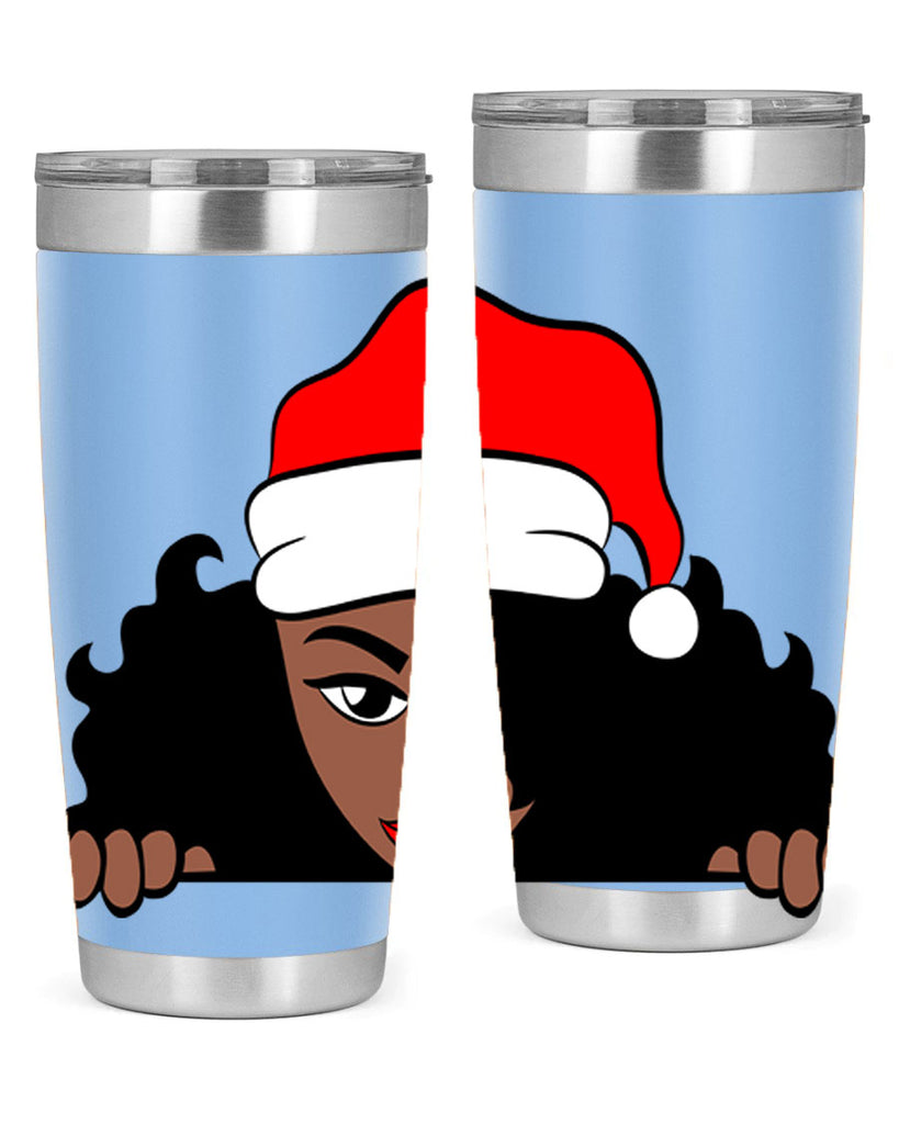 peekaboo santa girl 22#- women-girls- Tumbler