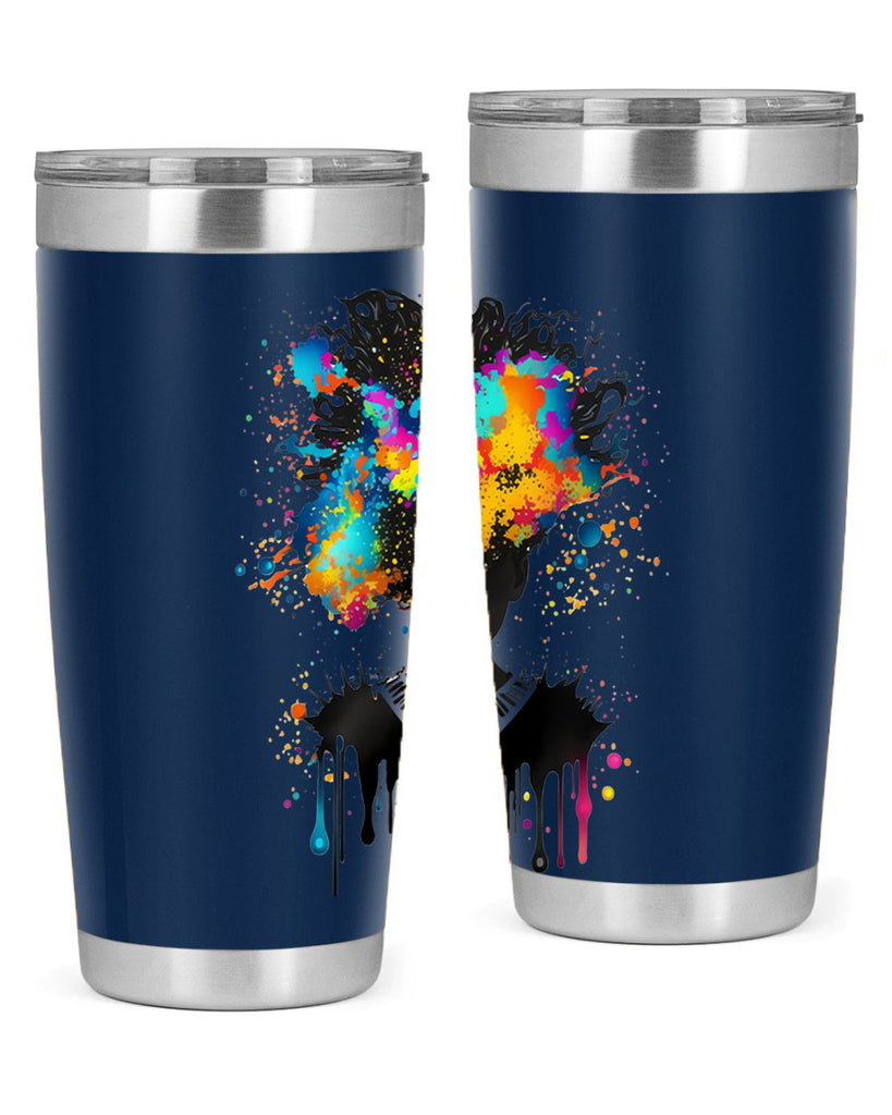 Sparkling Black Girl Design 16#- women-girls- Tumbler