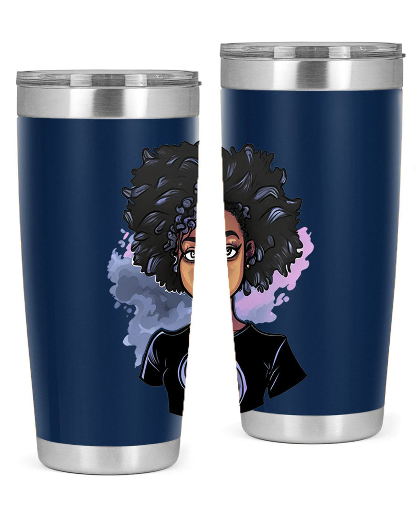 Sparkling Black Girl Design 1#- women-girls- Tumbler