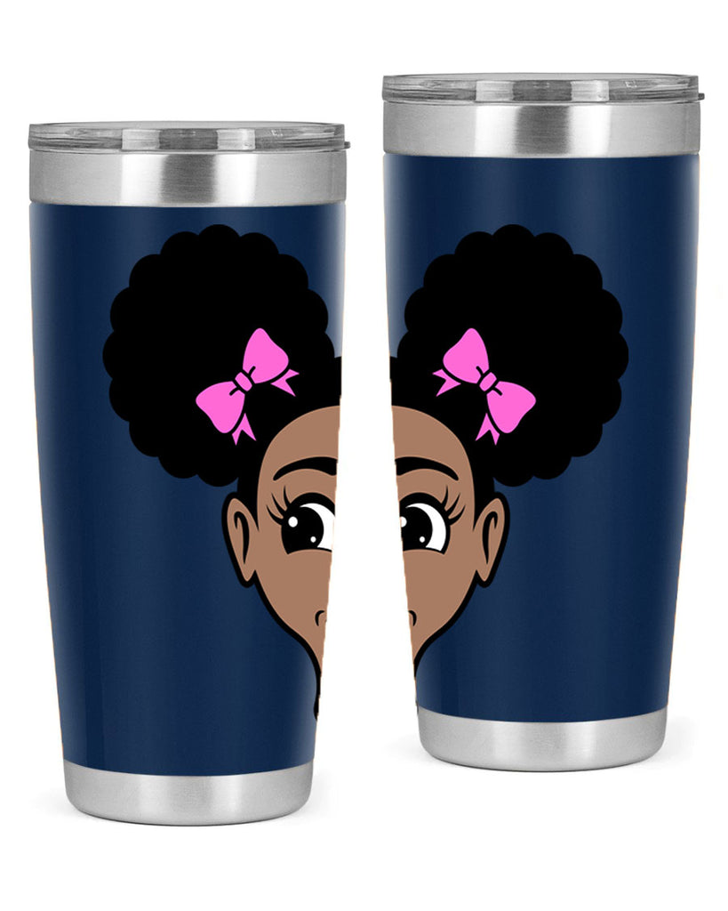 afro puffs girl 74#- women-girls- Tumbler