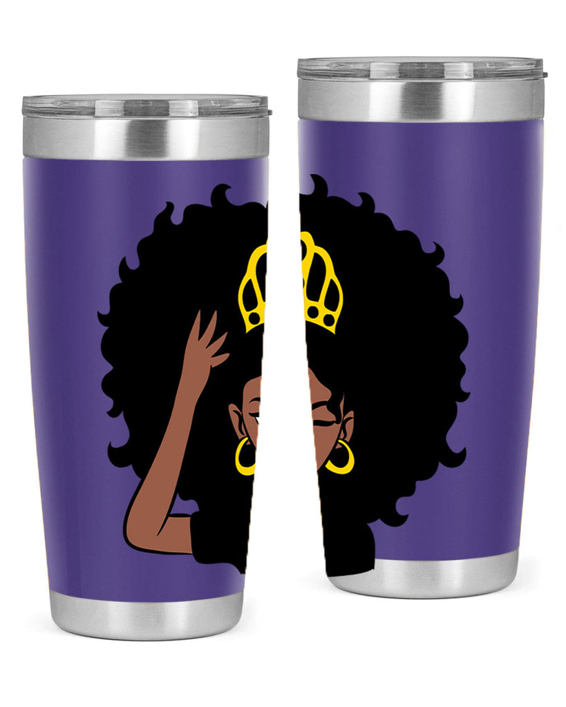 afro queen crown 72#- women-girls- Tumbler