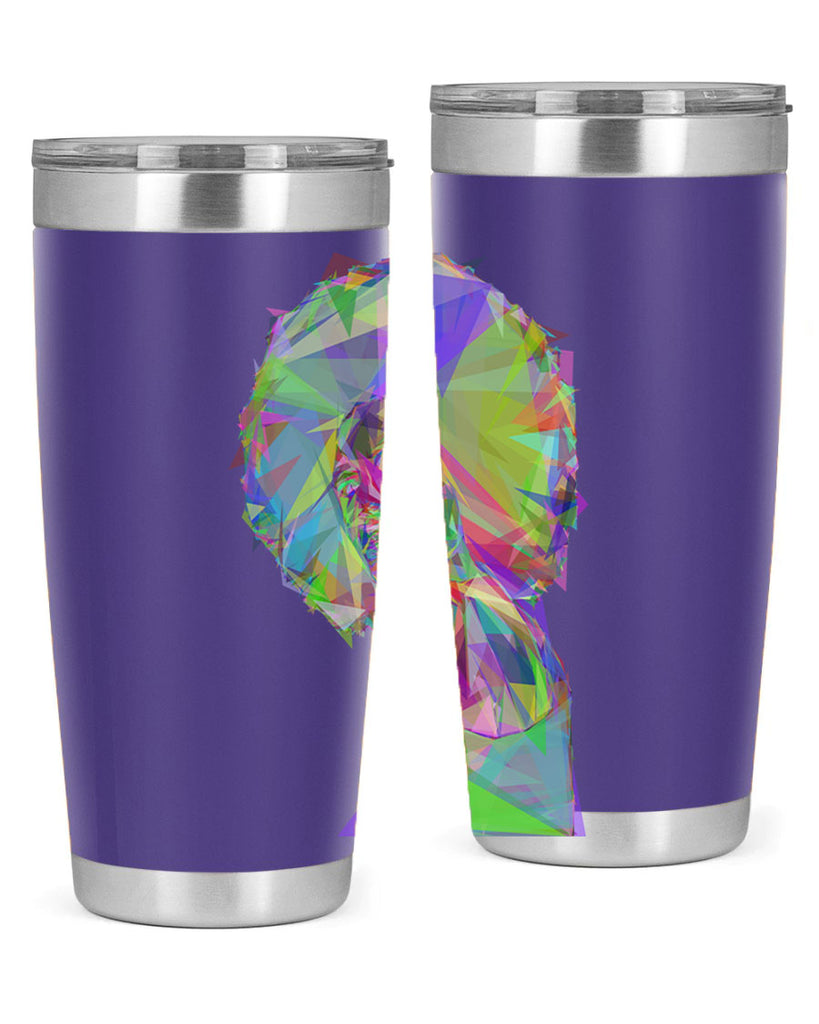 beautiful black woman geometric prismatic 59#- women-girls- Tumbler