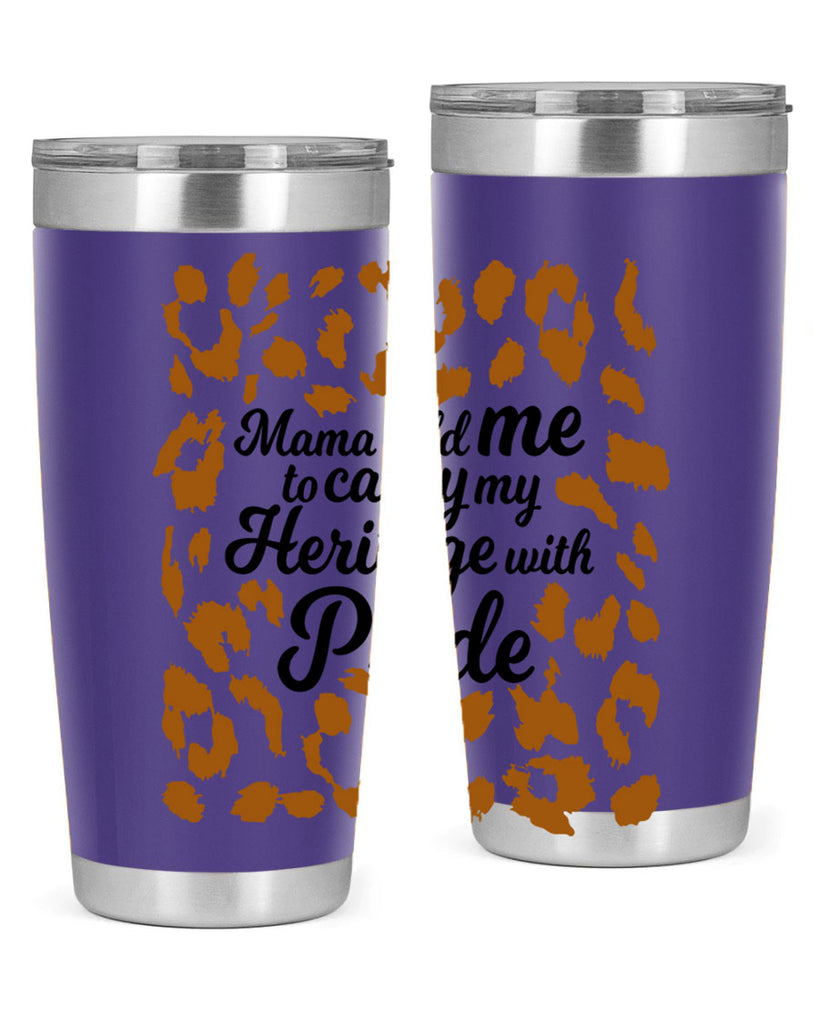 mama told me to carry my heritage with pride Style 23#- women-girls- Cotton Tank