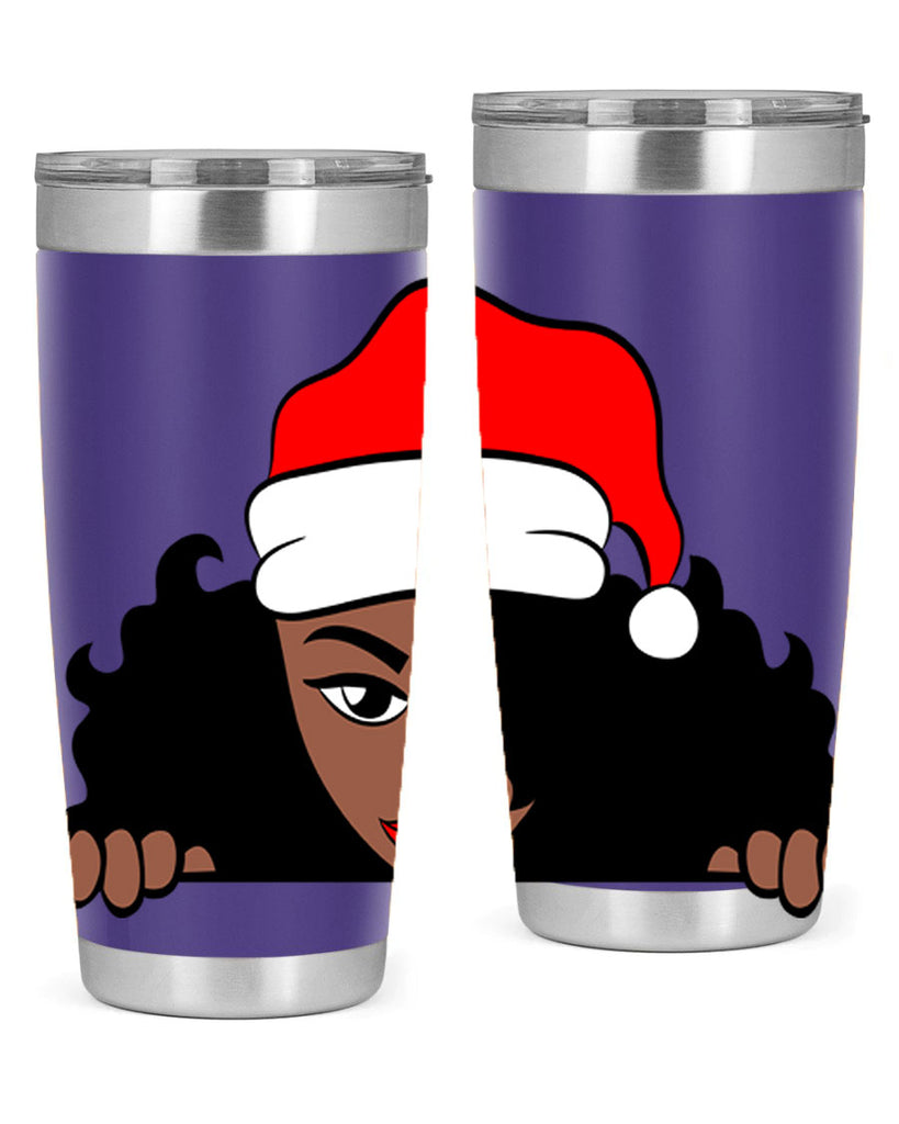 peekaboo santa girl 22#- women-girls- Tumbler