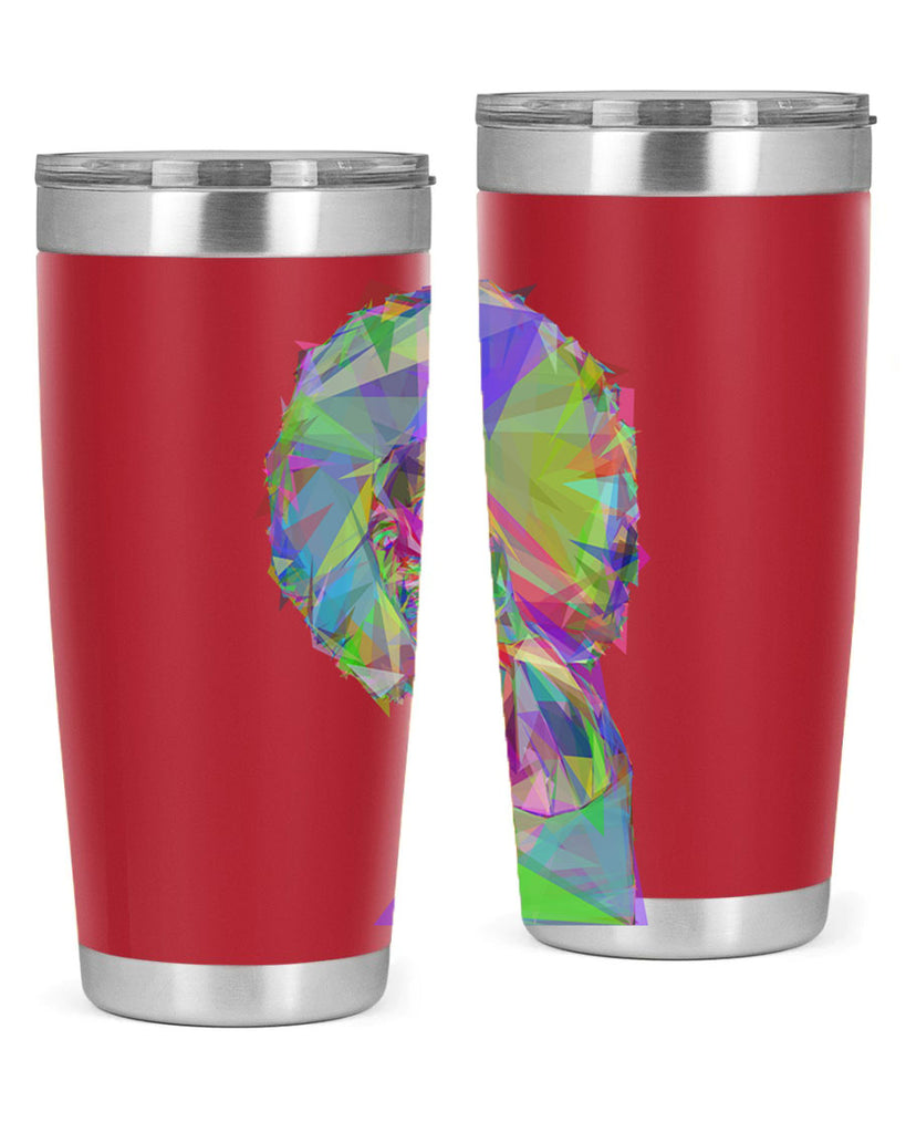 beautiful black woman geometric prismatic 59#- women-girls- Tumbler