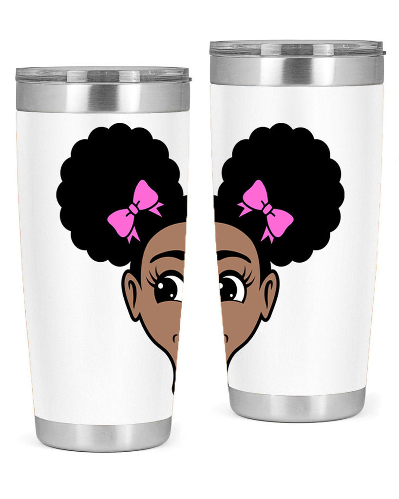 afro puffs girl 74#- women-girls- Tumbler