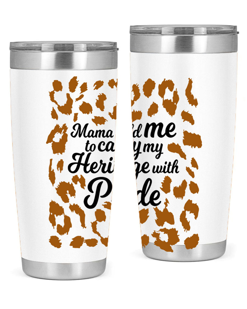 mama told me to carry my heritage with pride Style 23#- women-girls- Cotton Tank