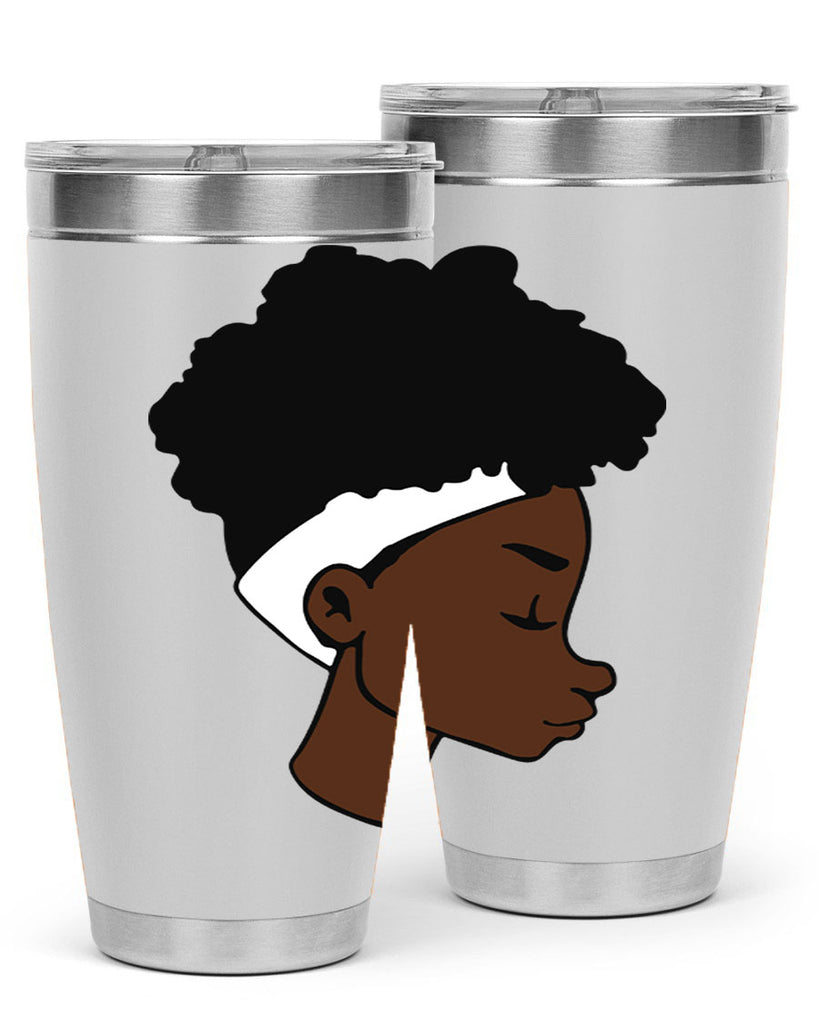 black woman afro 55#- women-girls- Tumbler