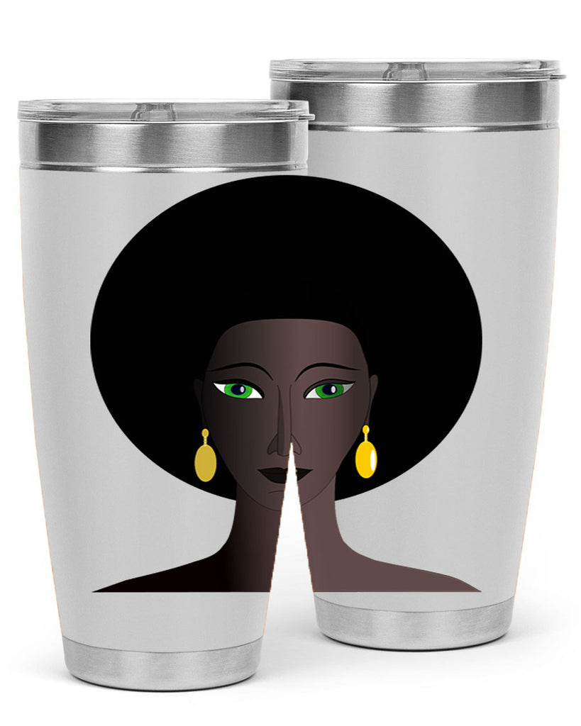 machovka black woman with green eyes 27#- women-girls- Tumbler