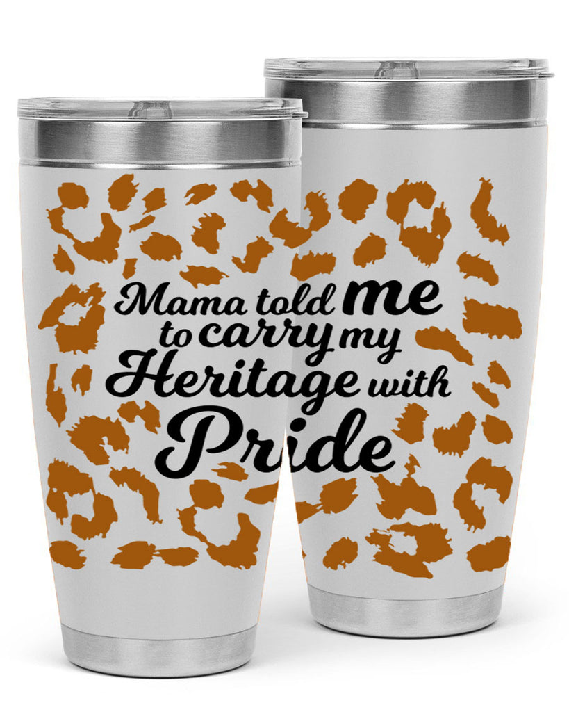 mama told me to carry my heritage with pride Style 23#- women-girls- Cotton Tank