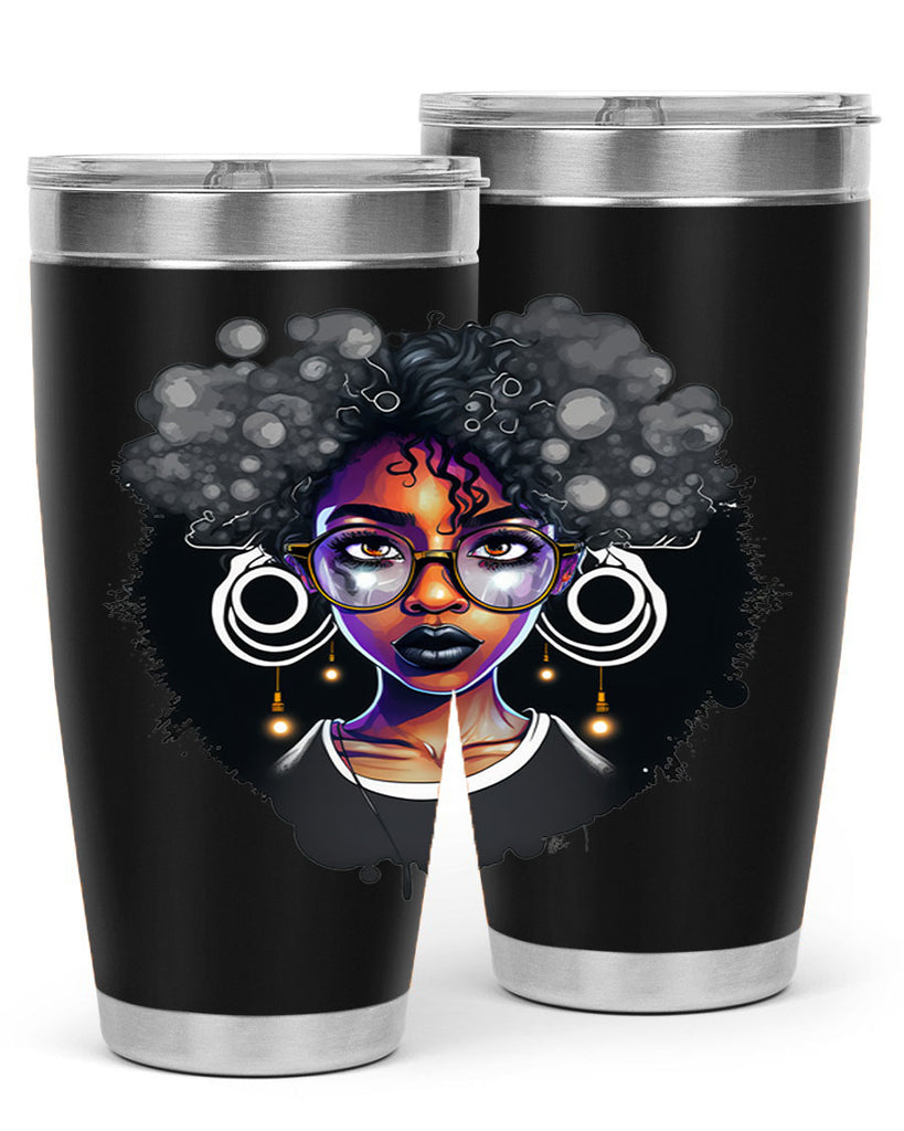 Sparkling Black Girl Design 10#- women-girls- Tumbler