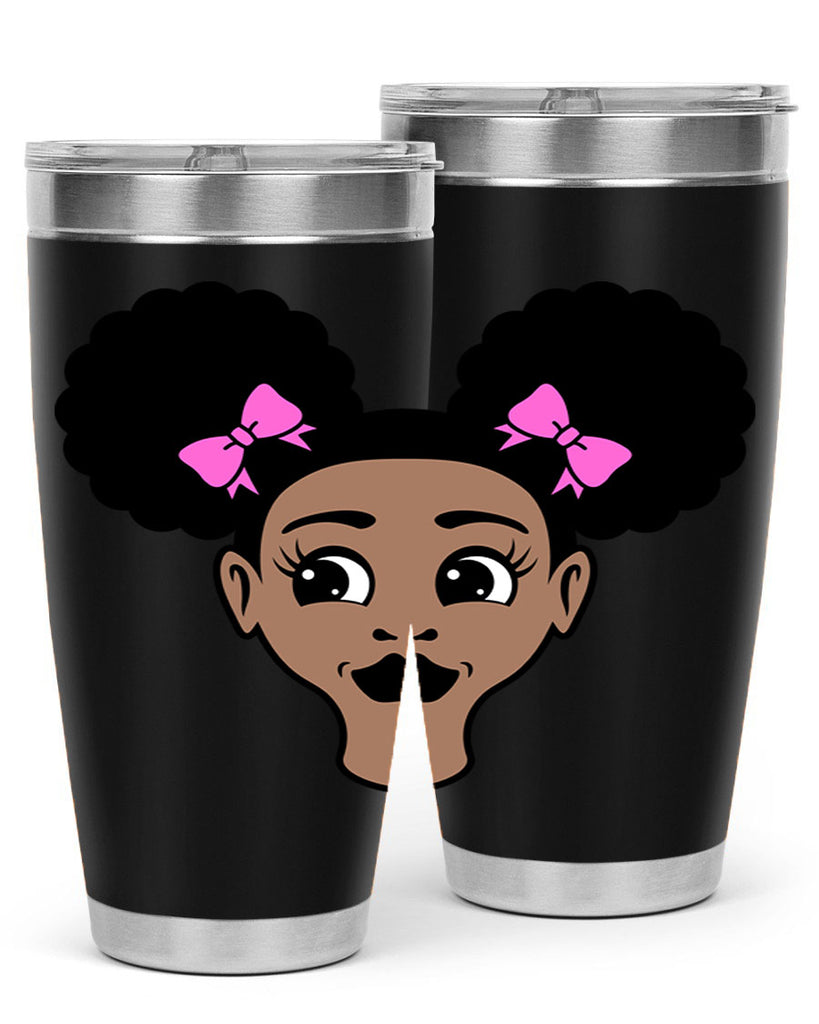 afro puffs girl 74#- women-girls- Tumbler