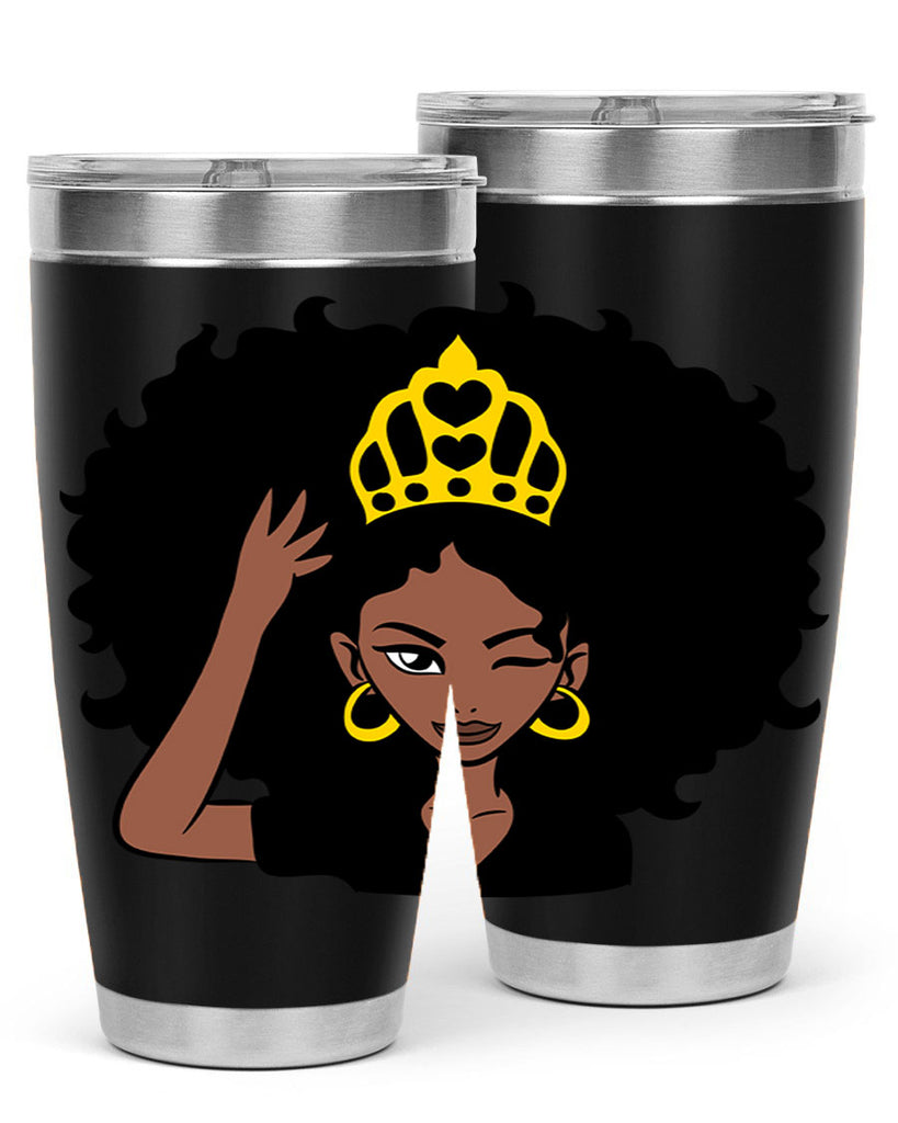 afro queen crown 72#- women-girls- Tumbler