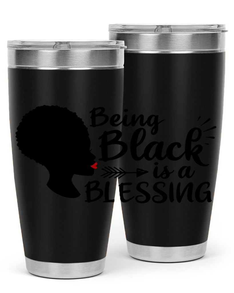 being black is a blessing Style 63#- women-girls- Tumbler