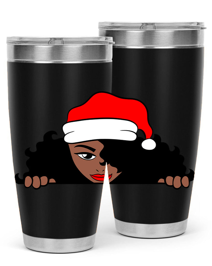 peekaboo santa girl 22#- women-girls- Tumbler