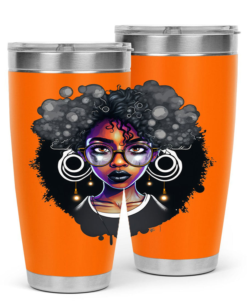 Sparkling Black Girl Design 10#- women-girls- Tumbler