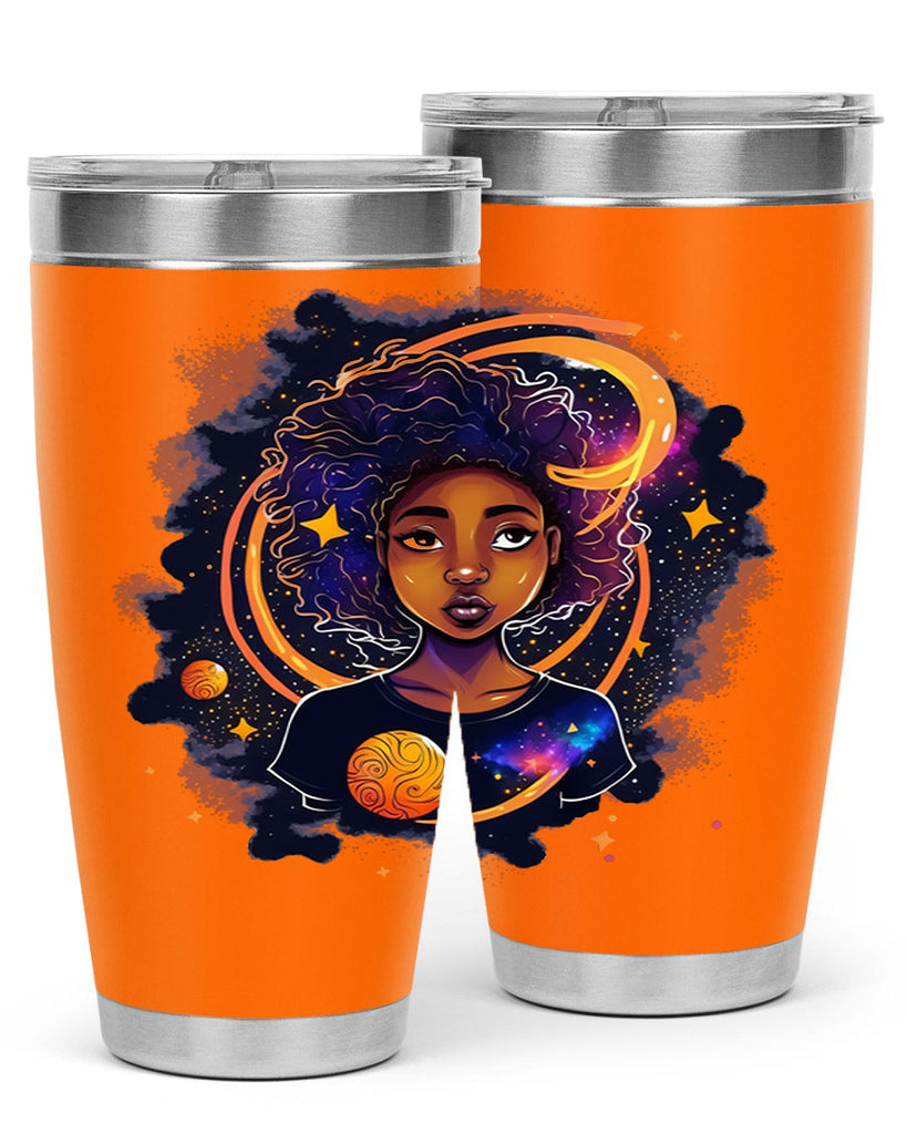 Sparkling Black Girl Design 19#- women-girls- Tumbler