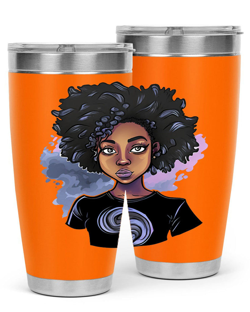 Sparkling Black Girl Design 1#- women-girls- Tumbler