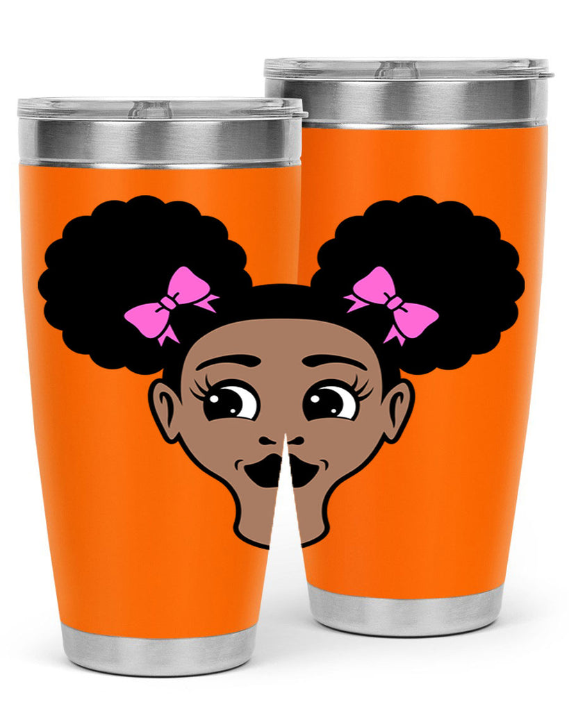 afro puffs girl 74#- women-girls- Tumbler