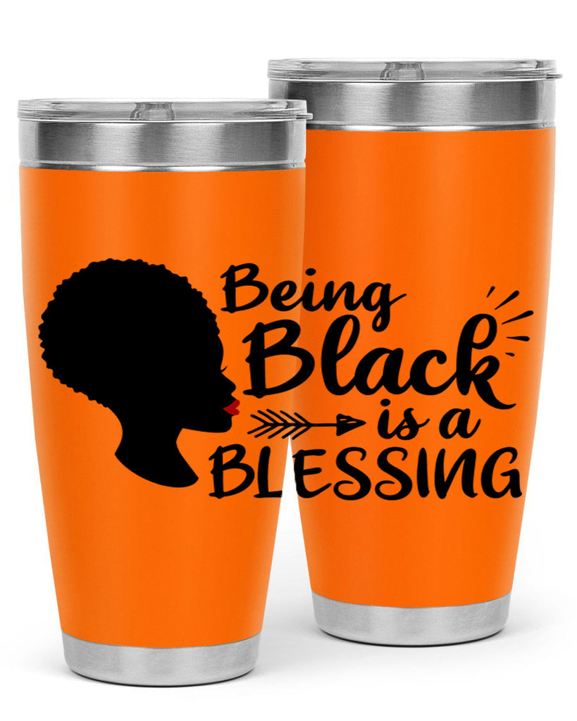 being black is a blessing Style 63#- women-girls- Tumbler