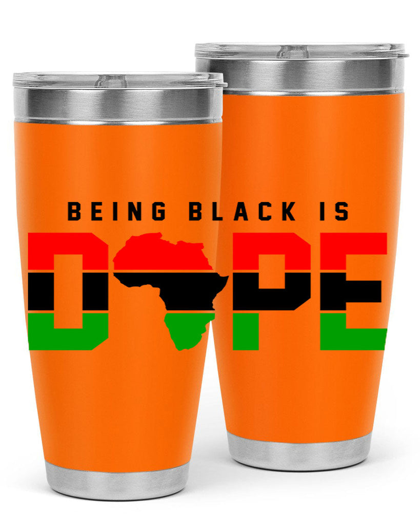 being black is dope africa 257#- black words phrases- Cotton Tank