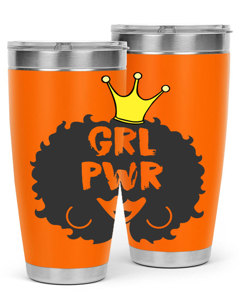 girl power with crown 34#- women-girls- Tumbler