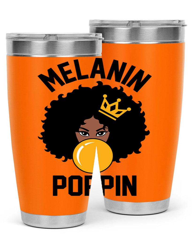 melanin poppin afro girl 25#- women-girls- Tumbler