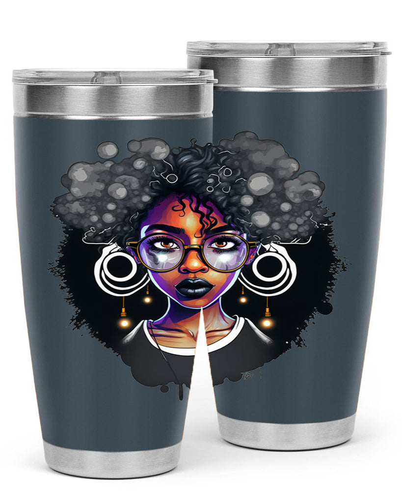 Sparkling Black Girl Design 10#- women-girls- Tumbler