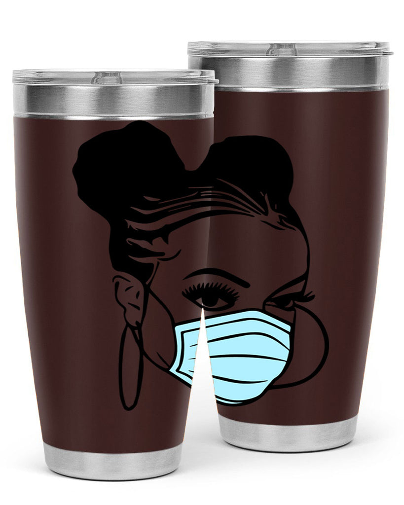 black nurse 5#- women-girls- Tumbler