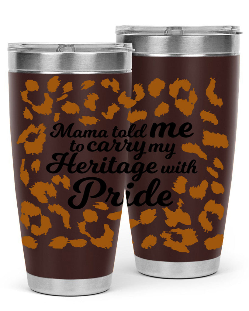 mama told me to carry my heritage with pride Style 23#- women-girls- Cotton Tank