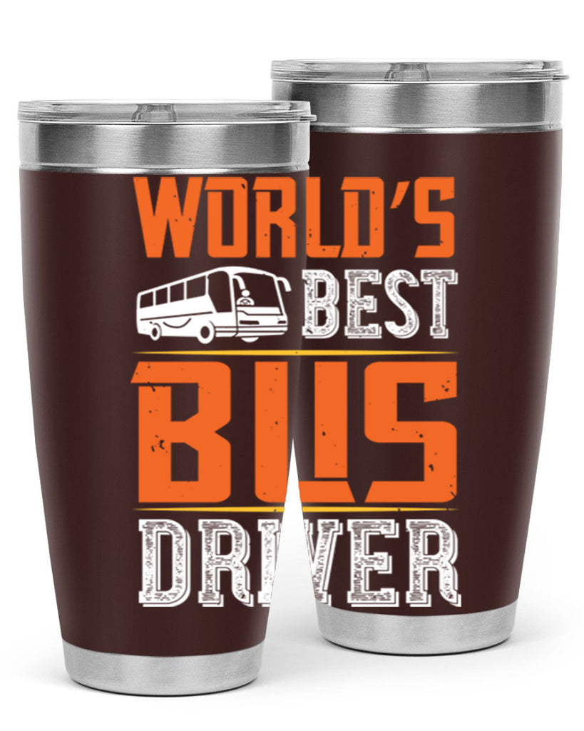 world’s best bus driver Style 4#- bus driver- tumbler