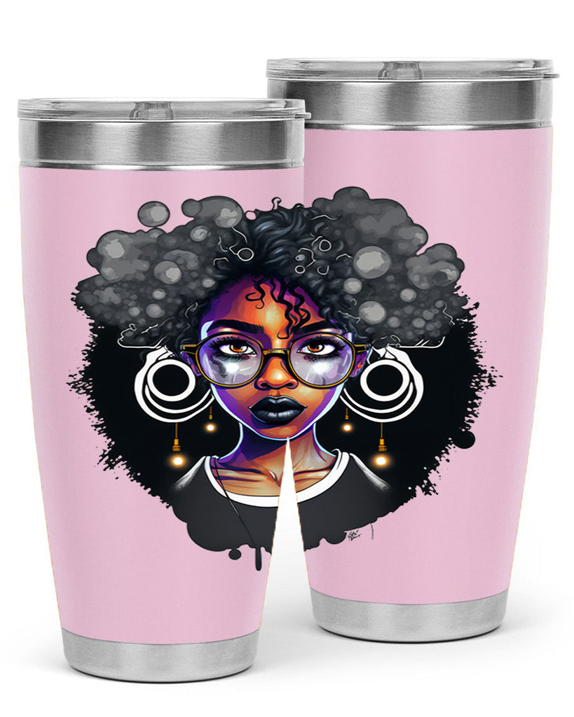 Sparkling Black Girl Design 10#- women-girls- Tumbler