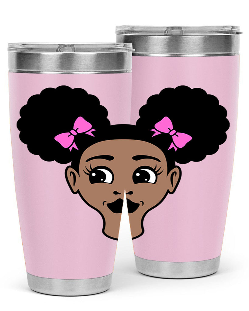 afro puffs girl 74#- women-girls- Tumbler