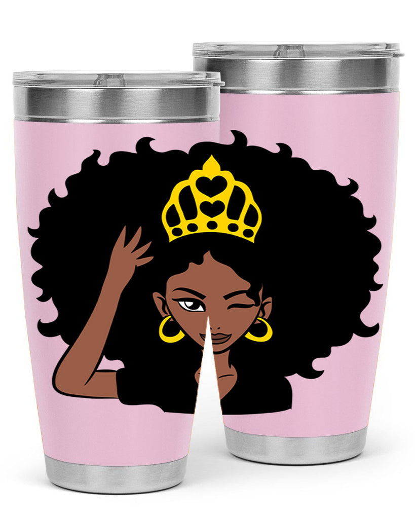 afro queen crown 72#- women-girls- Tumbler