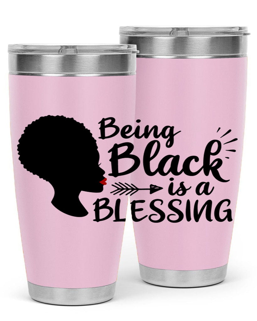 being black is a blessing Style 63#- women-girls- Tumbler