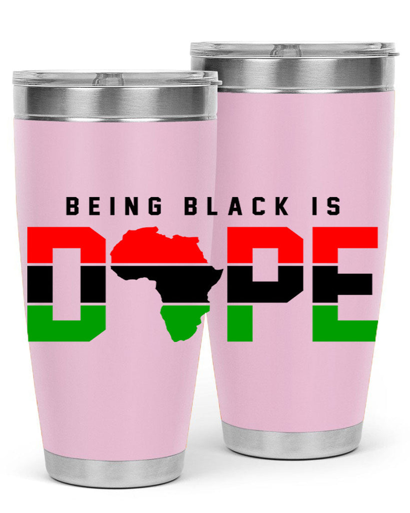 being black is dope africa 257#- black words phrases- Cotton Tank