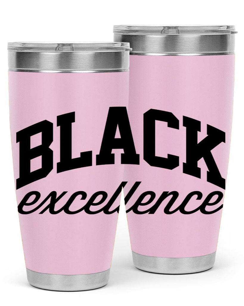 black excllence  211#- black words phrases- Cotton Tank